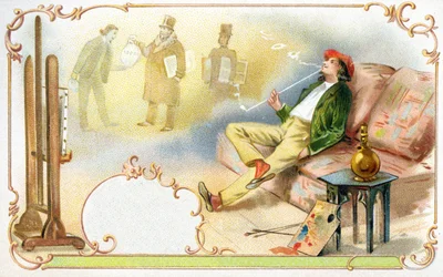 The Artists Pipe Dreams, 1900